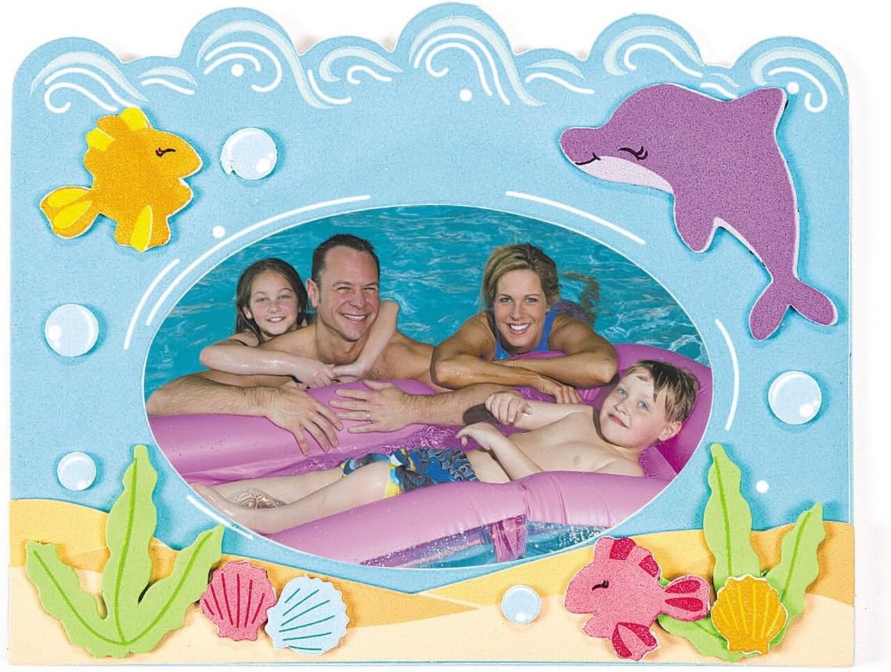 Under The Sea Picture Frame Craft Kits - Makes 12 - Crafts for Kids and Fun Home Activities - VBS Vacation Bible School Supplies/Decor